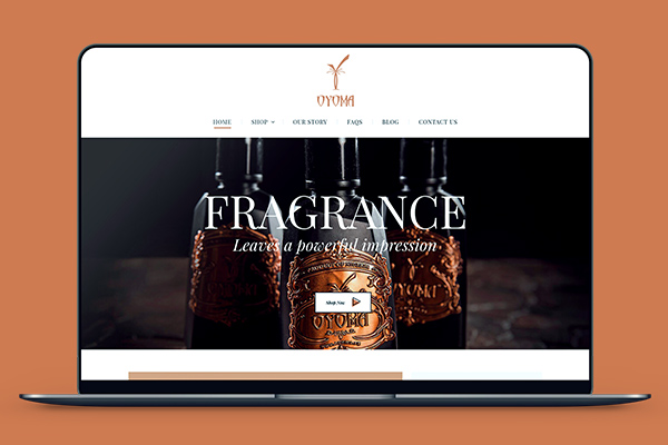Branding & E-Commerce Website Design for Oyoma