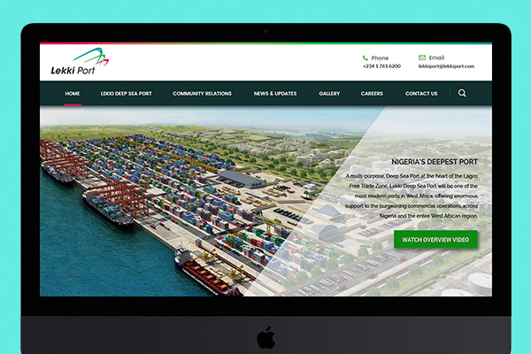 Website Design for Lekki Port – Featured