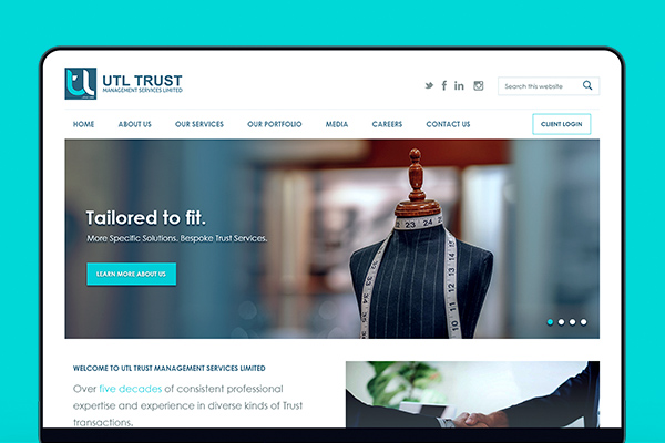 Website Design for UTL Trustees – Featured