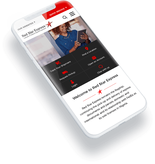 Website Development for Red Star Express (Mobile) – Case Study